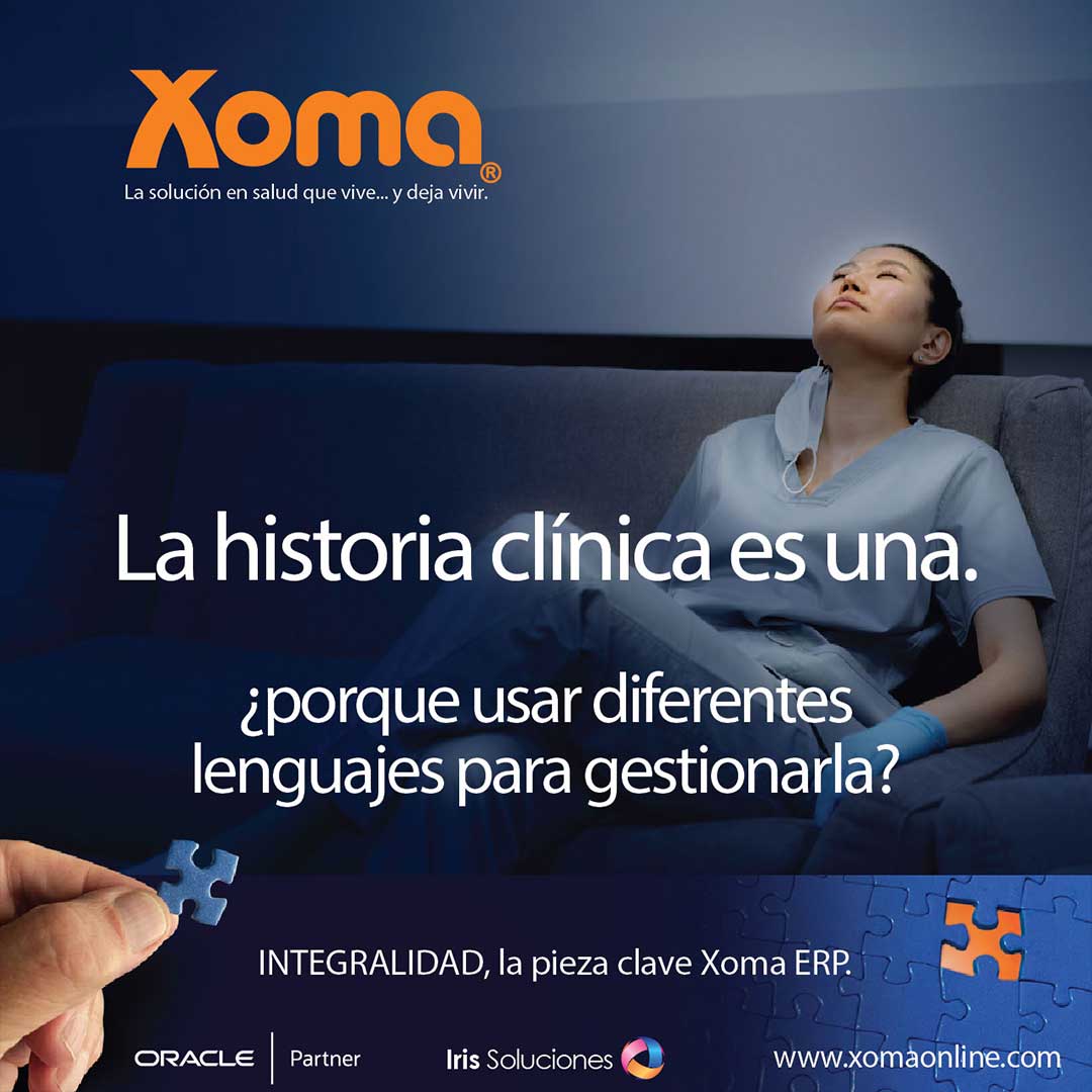 Xoma ERP Ofrece la gestión de la Historia Clínica en un único lenguaje.